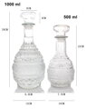 Leonardo Karafka i 2 szklanki whisky 22765L