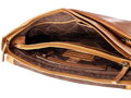 Skórzana torba na ramię GreenLand NATURE Nappa 1006 Cognac