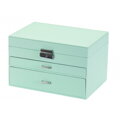 Skórzany Szkatułka na biżuterię Mele & Co. Countess Pastel Green