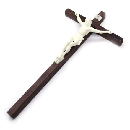 Drewniany krzyż Jezus KM235