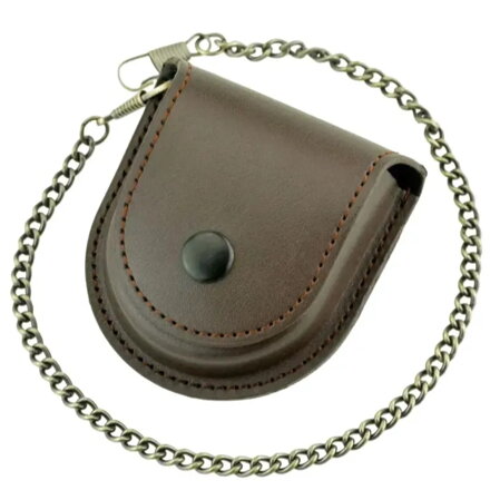 Etui z łańcuchem na zegarek kieszonkowy Miranda černé