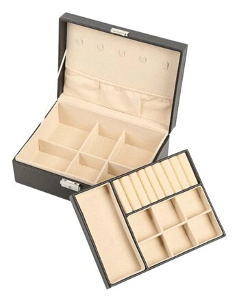 Szkatułka na biżuterię Miranda 90571 Black