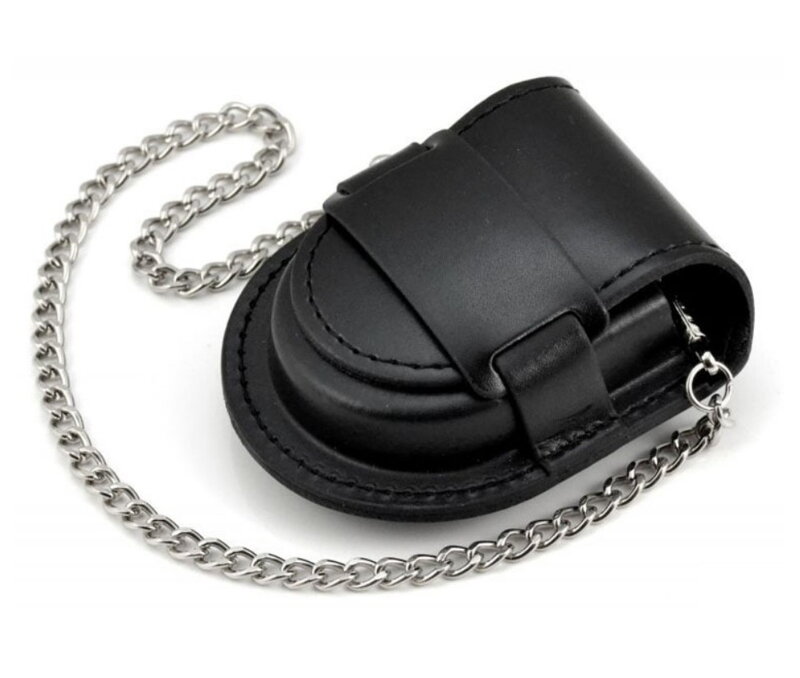 Etui z łańcuchem na zegarek kieszonkowy Miranda Black Etui z łańcuchem na zegarek kieszonkowy Miranda Black