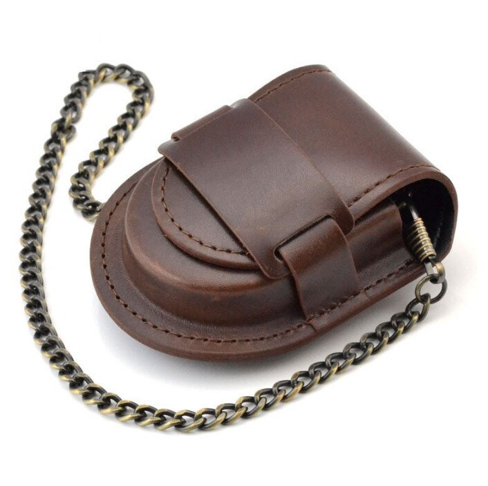 Etui z łańcuchem na zegarek kieszonkowy Miranda Brown