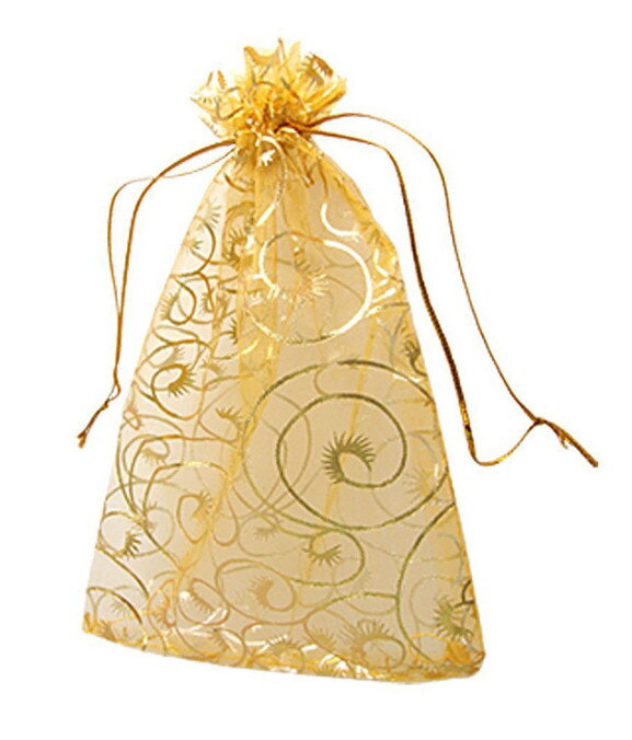 Torba prezentowa 9x12cm złoto Torba prezentowa 9x12cm złoto