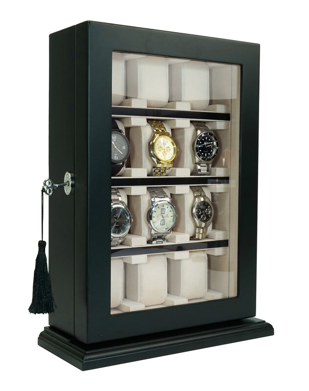 Pudełko na zegarki RS-1100-12 Black Pudełko na zegarki RS-1100-12 Black
