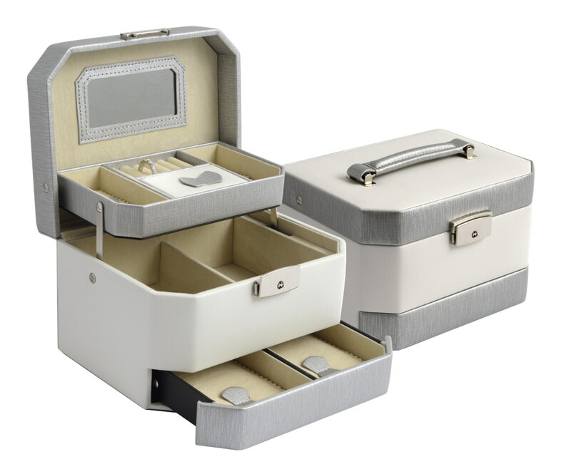 Szkatułka na biżuterię JKBox SP-933/A20/AG Szkatułka na biżuterię JKBox SP-933/A20/AG