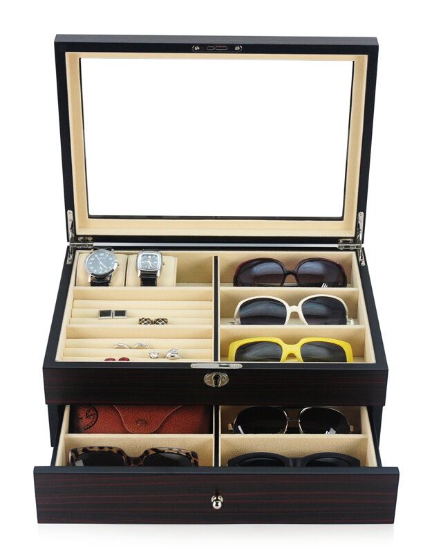 Pudełko na okulary Miranda 6028 Eben